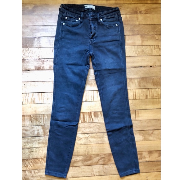 Free People Black Denim Skinny Jeans - Picture 2 of 5